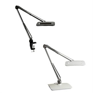 Billede af Split bordlampe, kraftig arbejdslampe med styrke 660 lumen, to LED lyskilder. Fjeder afbalanceret arm, indbygget timer, og trinløs lysdæmper.