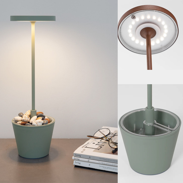 Poldina Reverso 5 C Billede af Poldina Reverso bordlampe med skål til småting